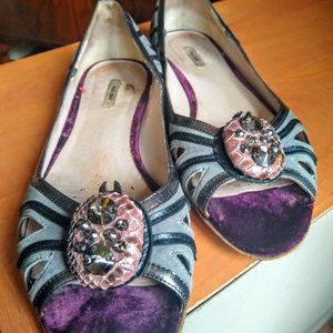 Vintage Miu Miu grey suede size 38.5